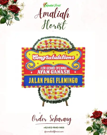 Sewa Papan Bunga Huruna