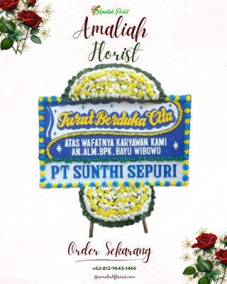 Papan Bunga Duka di Huruna