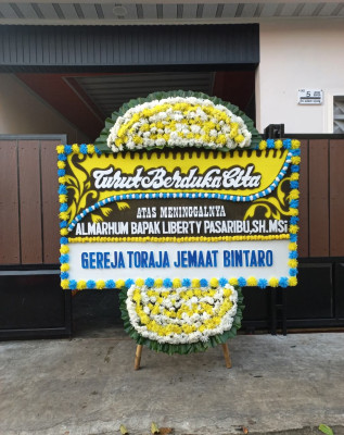 Papan Bunga Duka di Huruna