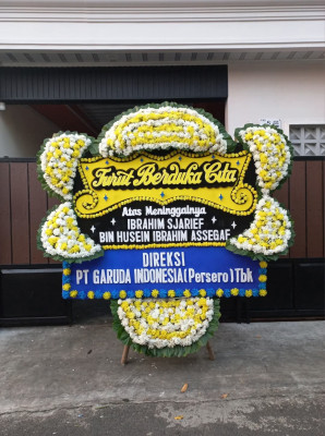 Papan Bunga Duka di Huruna