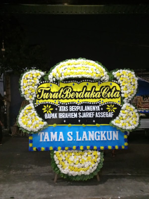Papan Bunga Duka di Huruna