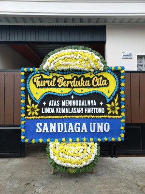 Papan Bunga Duka di Huruna