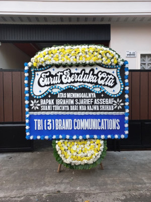 Papan Bunga Duka di Huruna